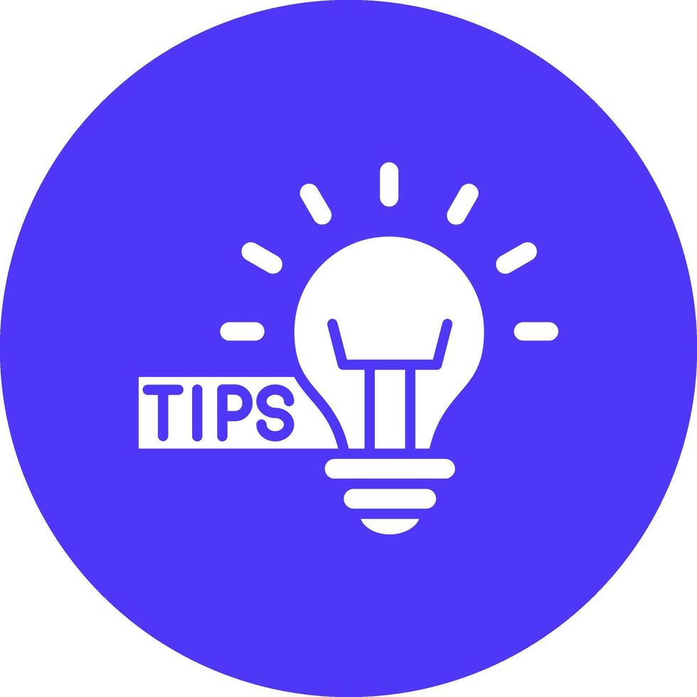 Tips Functional Flat Style vector