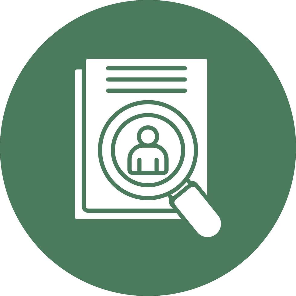 Recruitment Digital Concept Icon vector