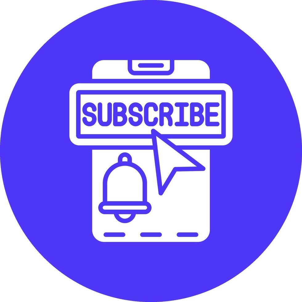 Subscribe Gradient Tint Artwork vector