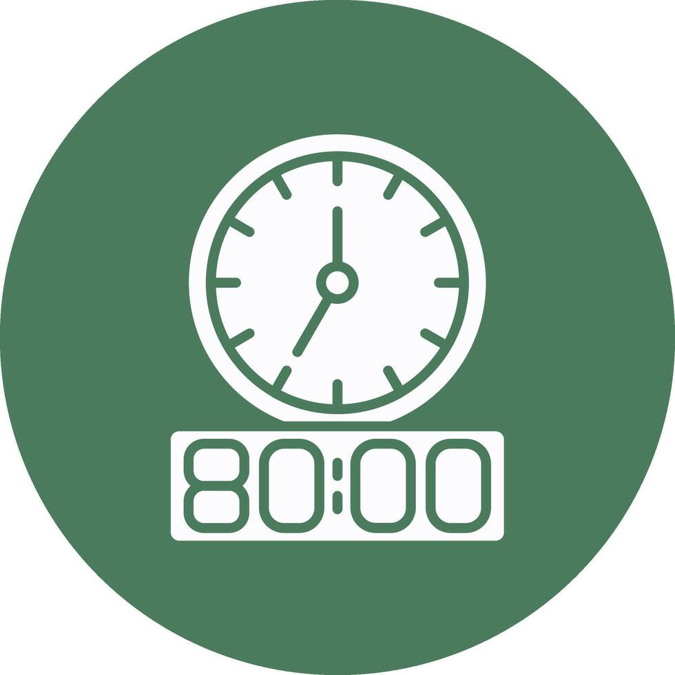 Timer Simple Line Sketch vector
