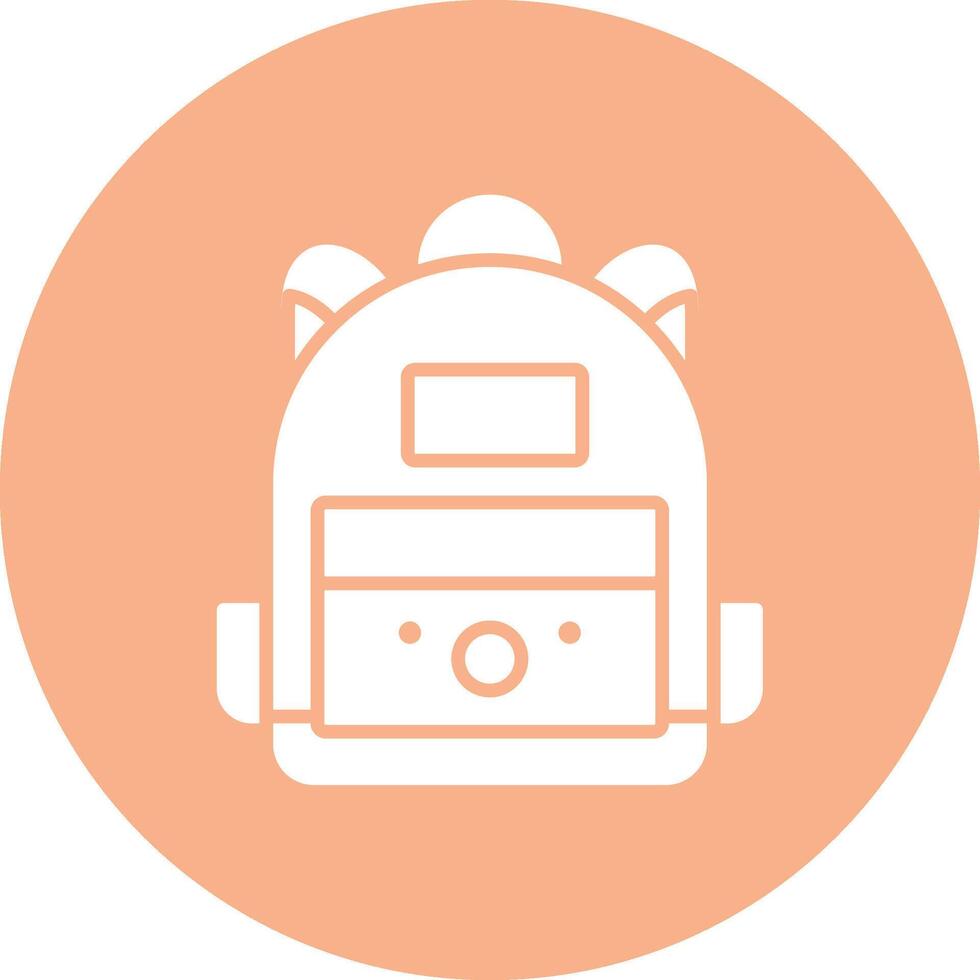 Backpack Isometric Art vector
