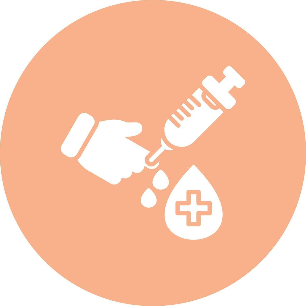 Blood Test Color Block Design vector