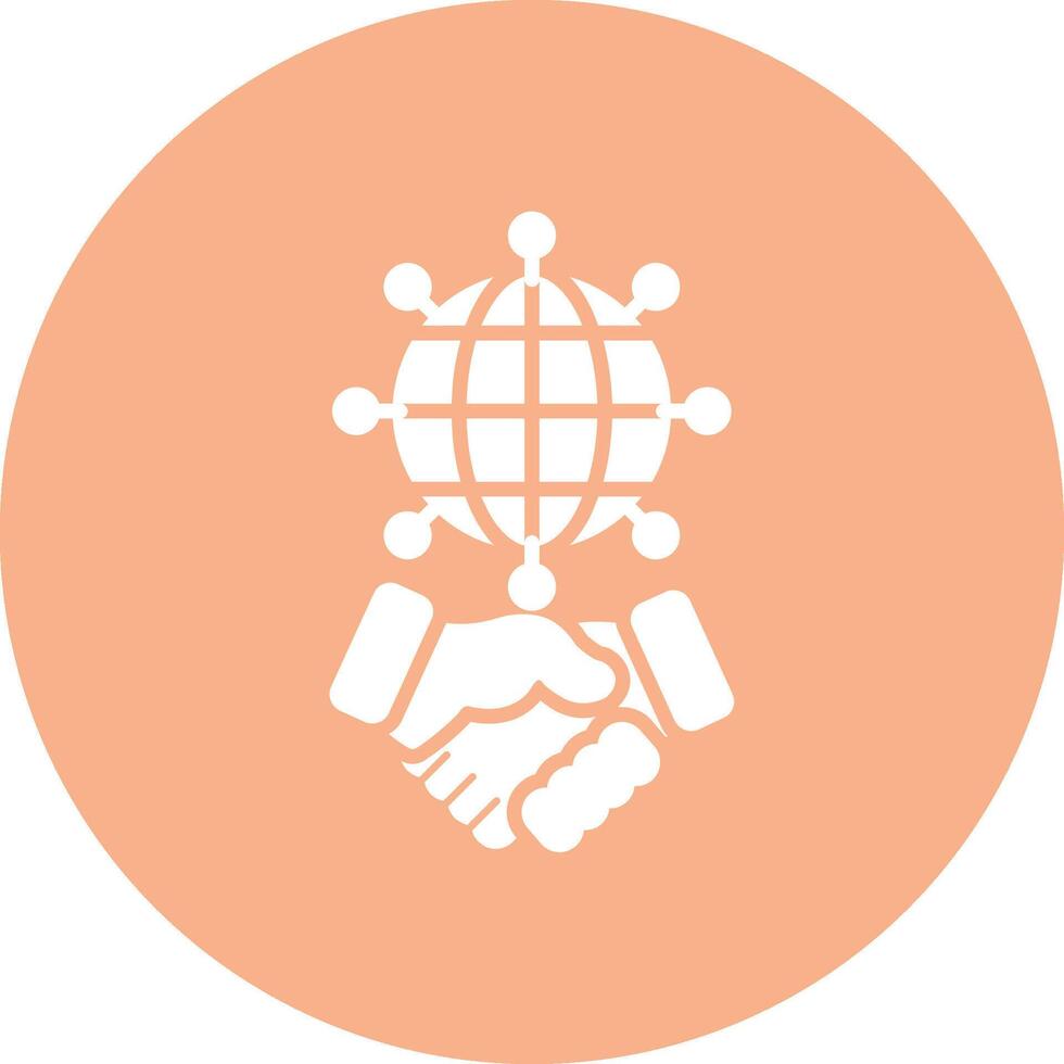 Global Wireframe Illustration vector