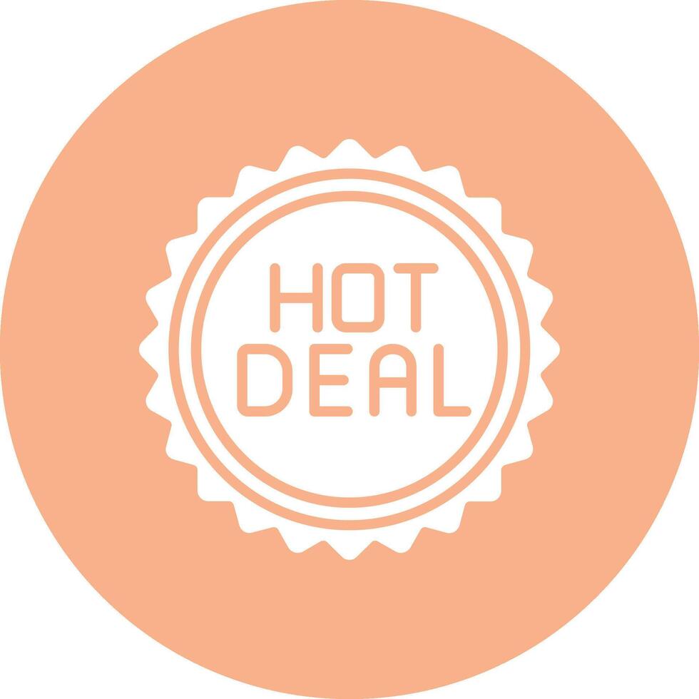 Hot Deal UI Toolkit Element vector