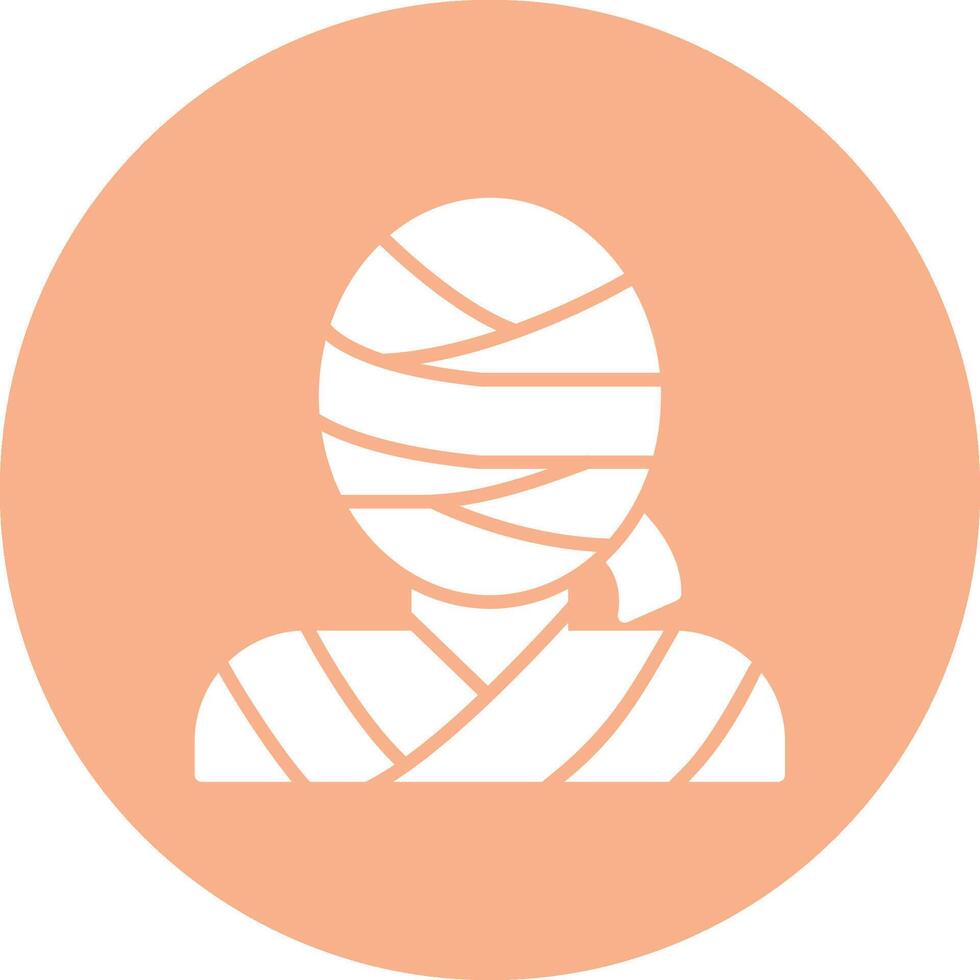 Mummy Responsive Icon Badge vector