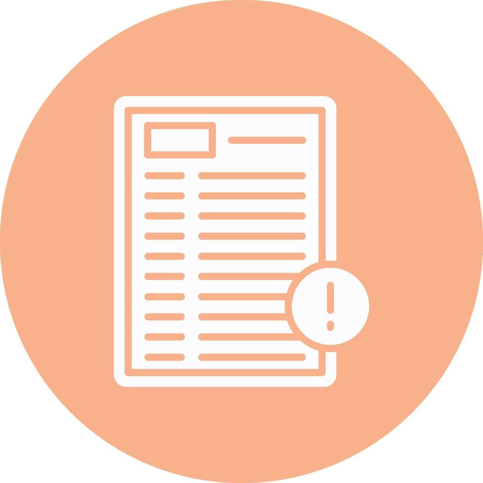 Notice Sharp Edge Symbol vector