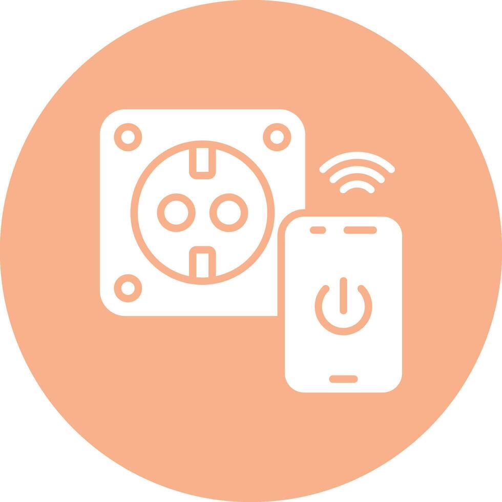 Socket Flat Styled Symbol vector