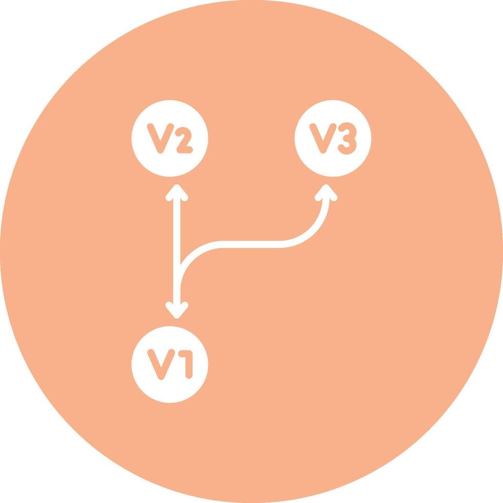 Version Control Playful Line Icon vector