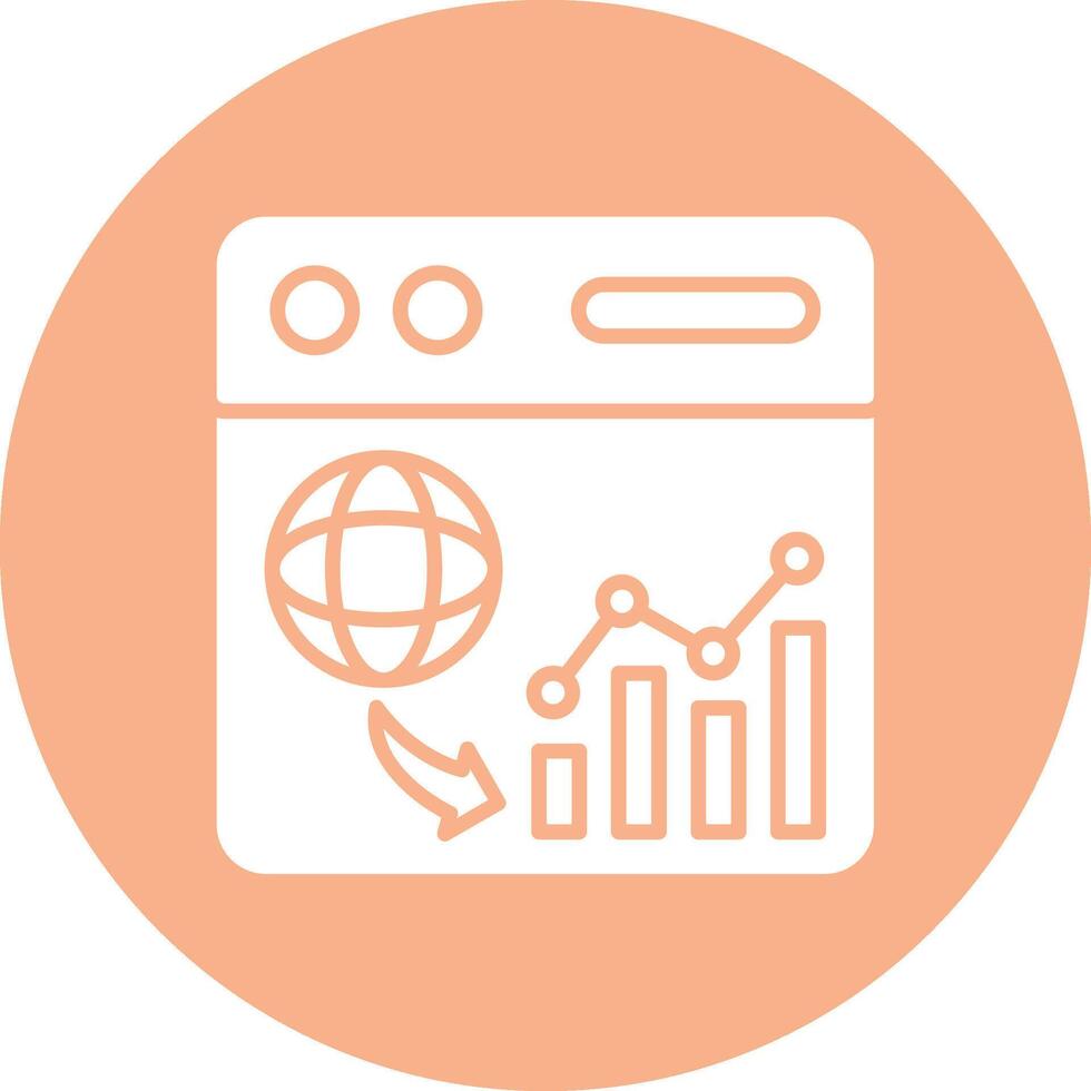 Web Analytics Web Interface Symbol vector