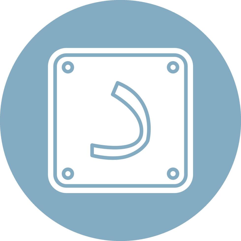 Arabic Language Frame Icon vector