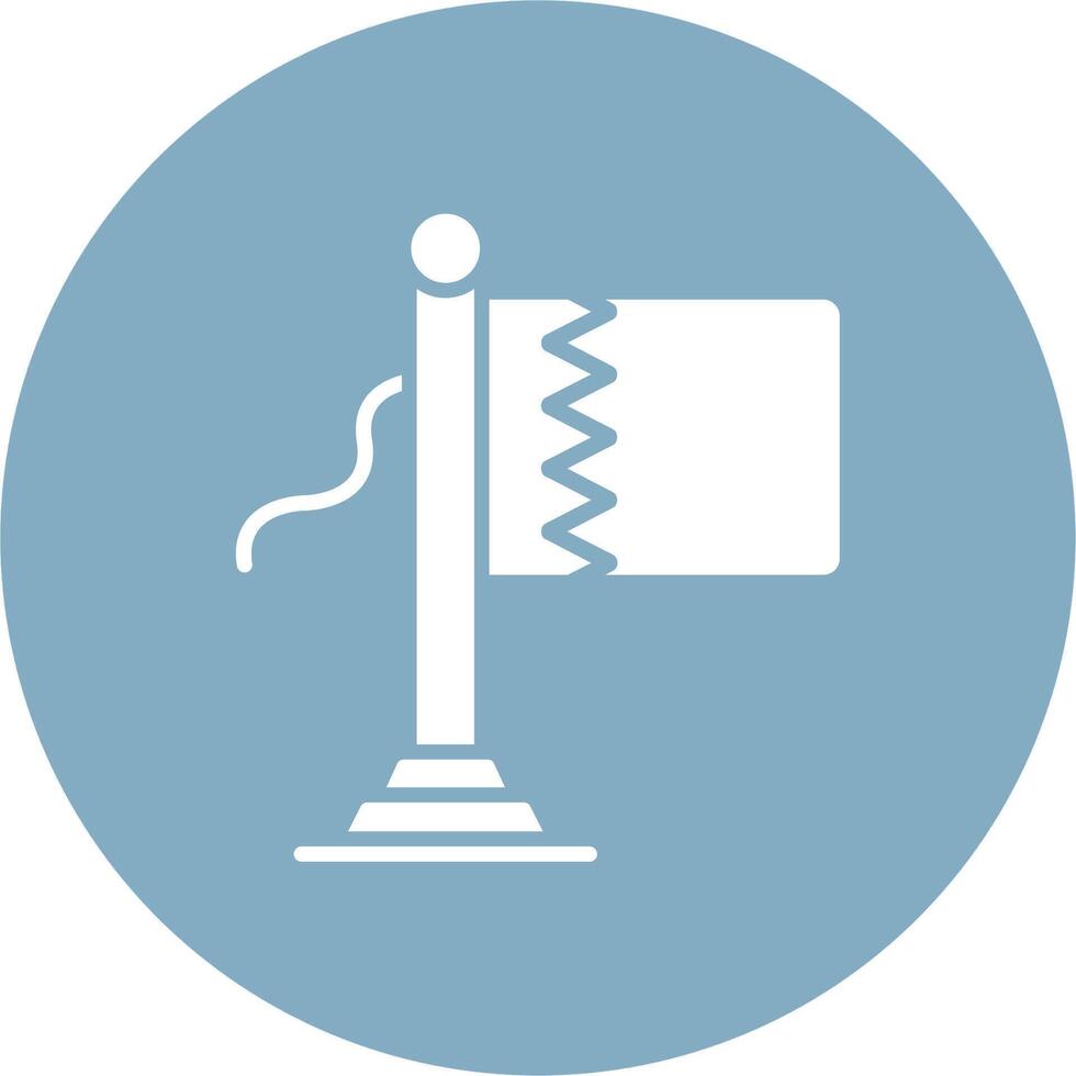 Bahrain Flag Playful Line Icon vector