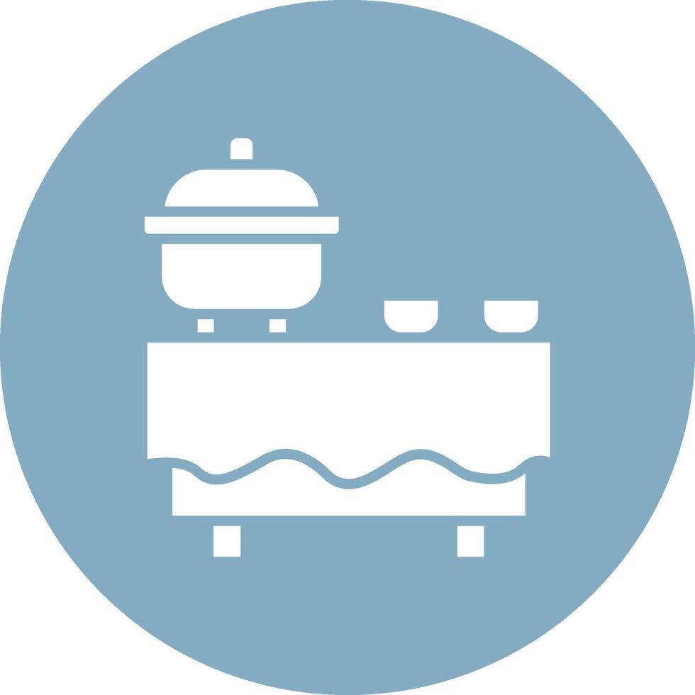 Buffet Smooth Gradient Icon vector