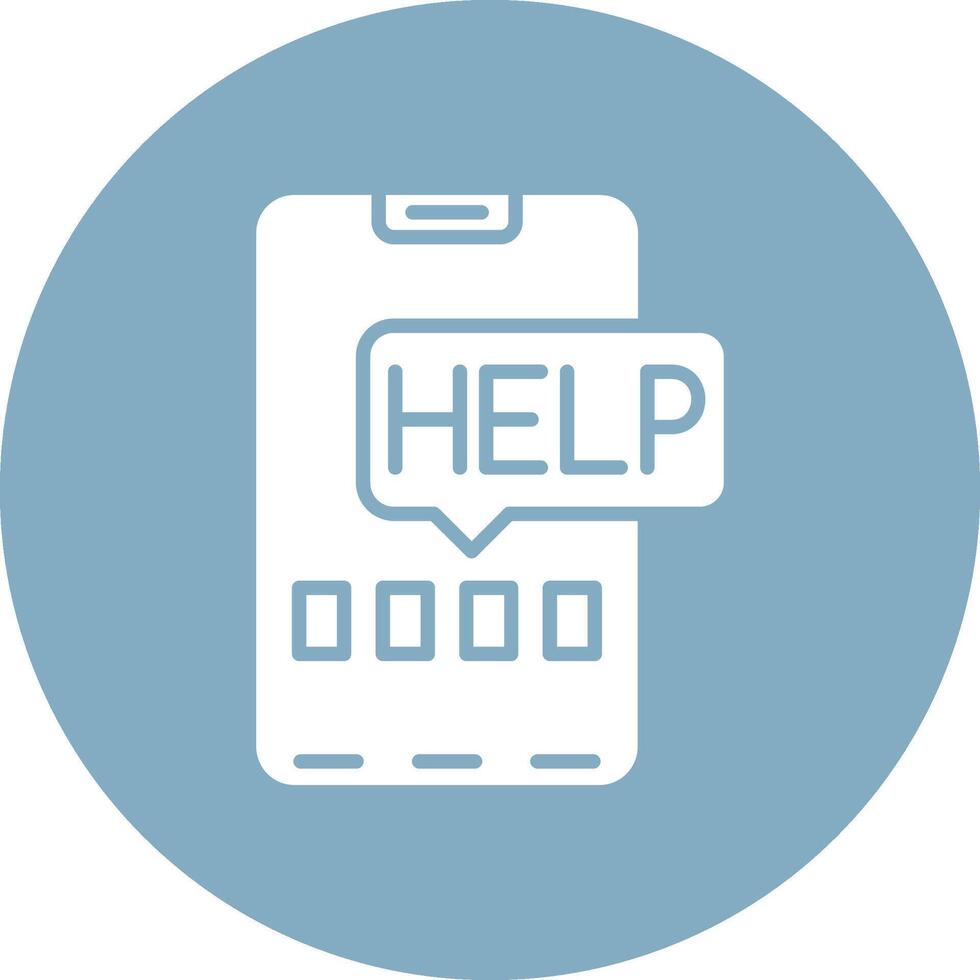 Help Minimalist Graphic vector