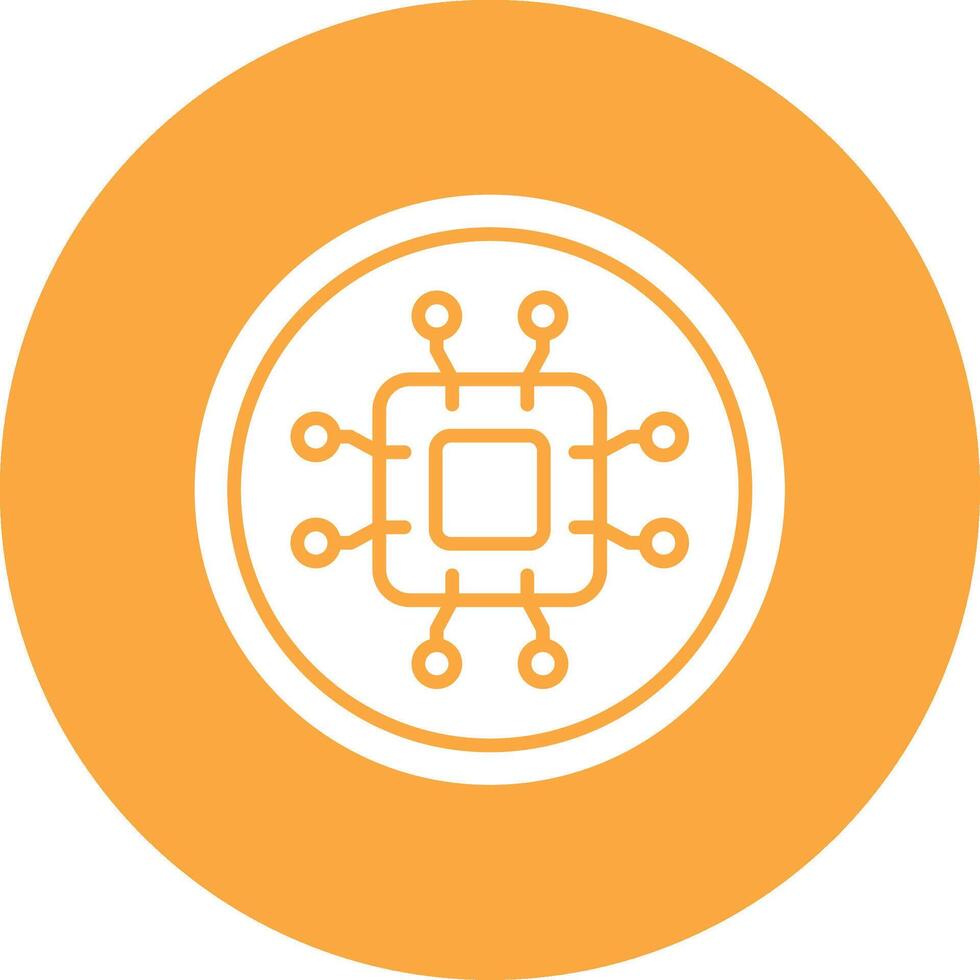 Ic Chip Responsive Icon Badge vector