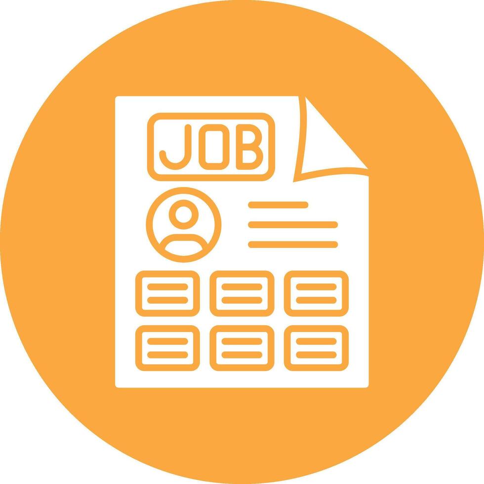 Job Bright Flat Element vector