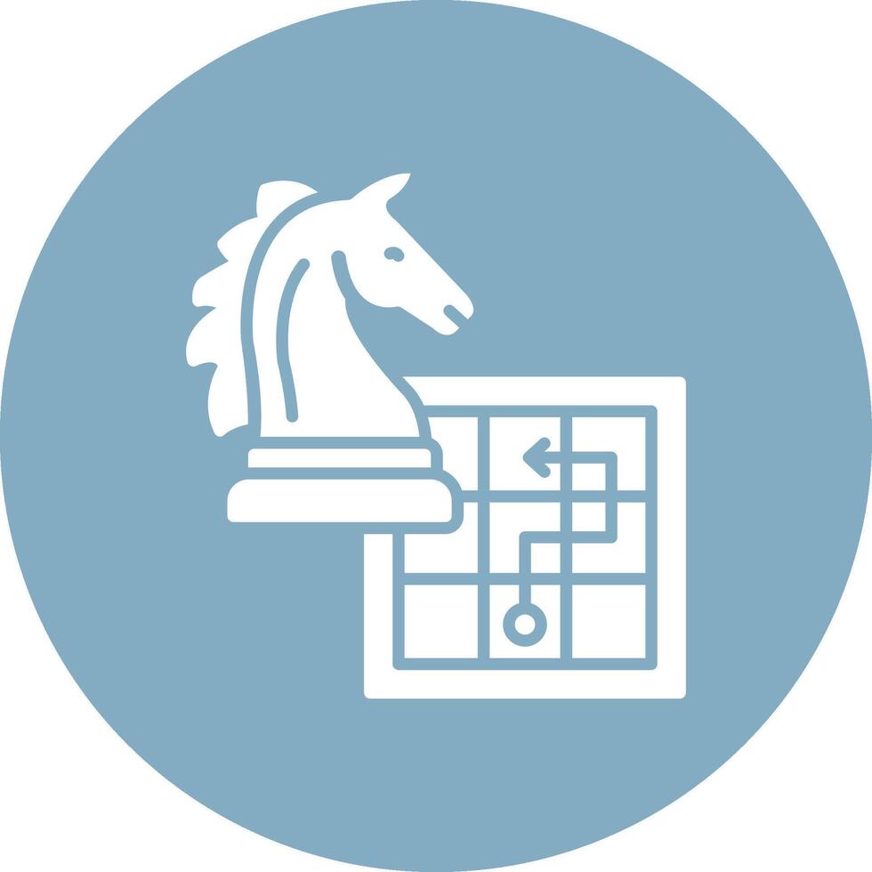 Knight Functional Flat Style vector