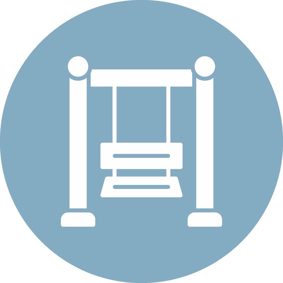 Swing Flat Line Drawing vector