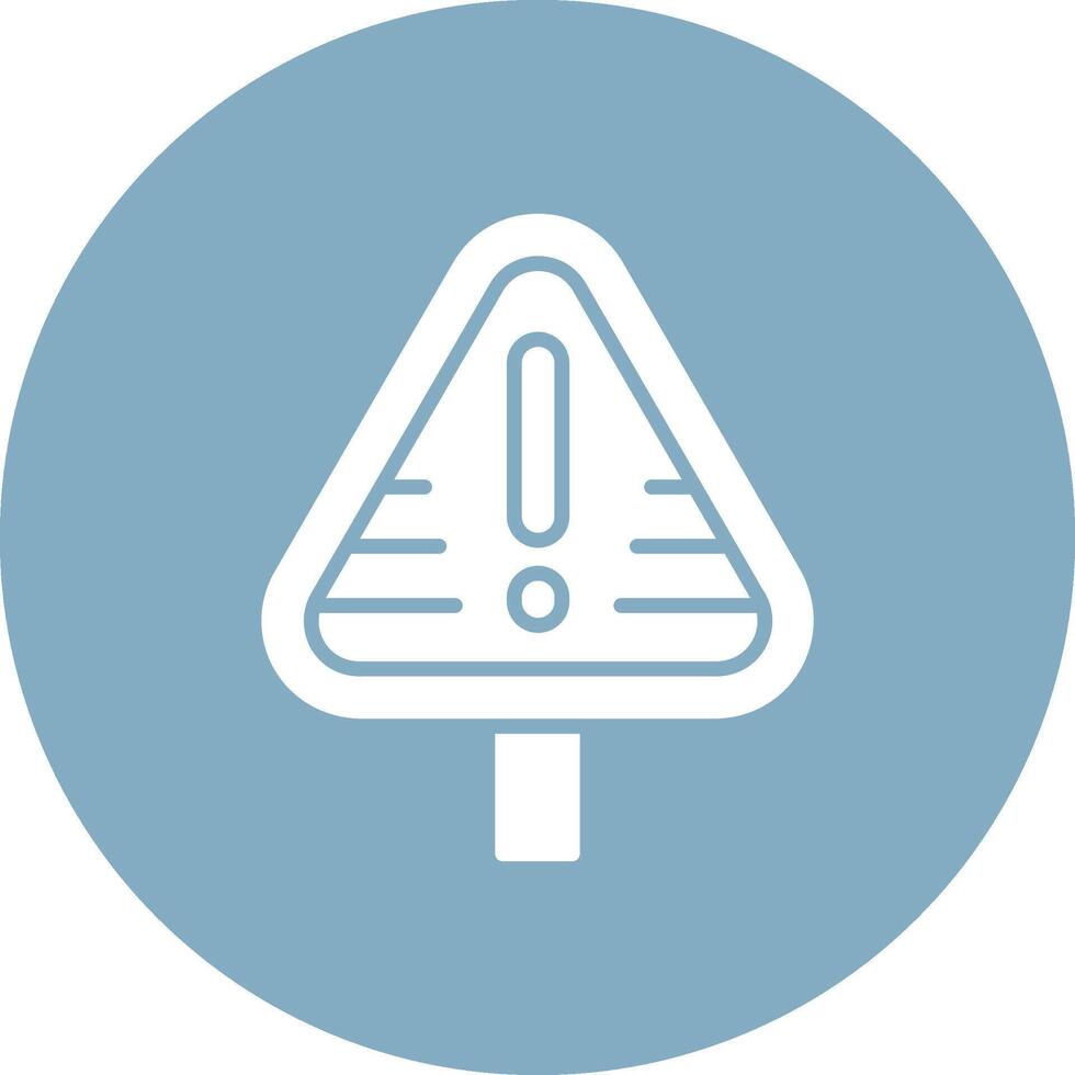 Warning Flat Styled Symbol vector