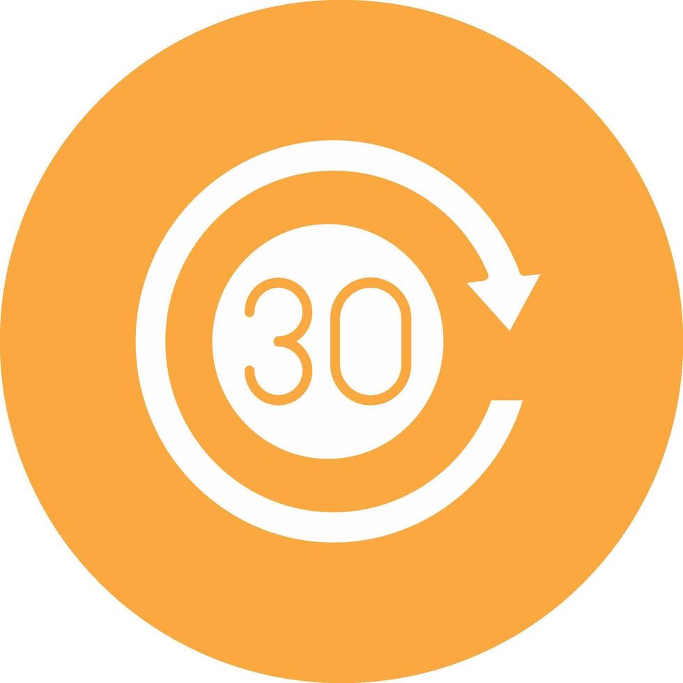 30 Days Dynamic Web Illustration vector