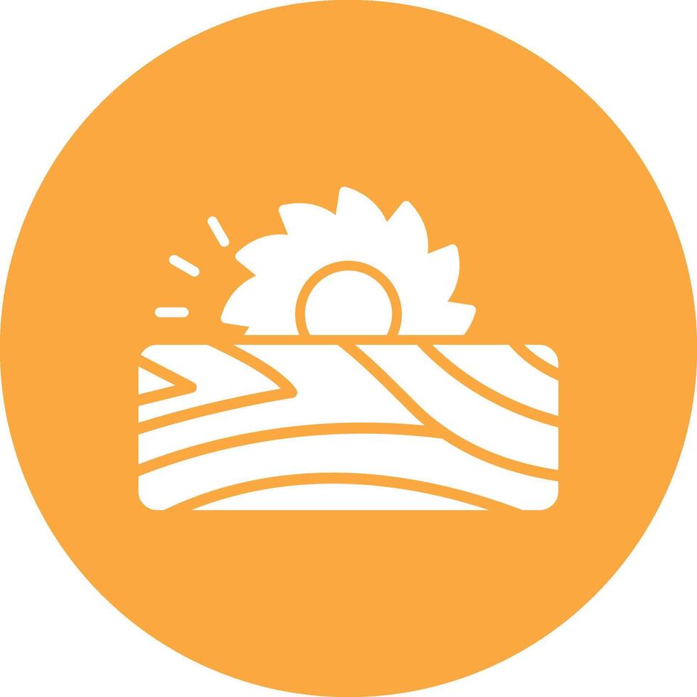 Circular Saw Monochrome UI Visual vector