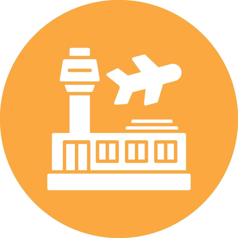 Airport Line Style Symbol vector