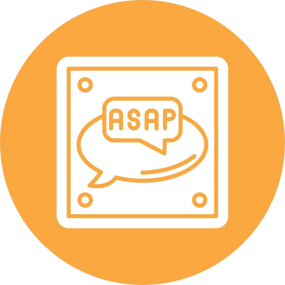 Asap Sleek Graphic Mark vector