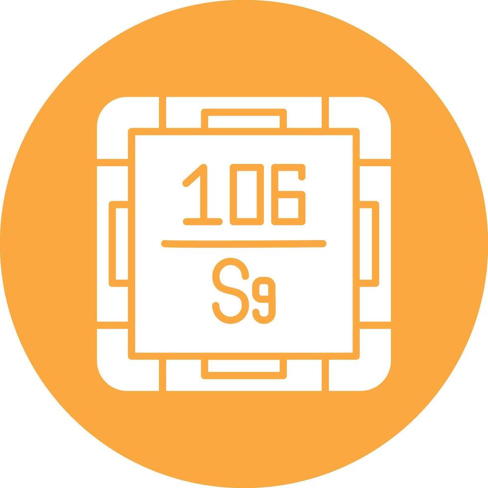 Seaborgium Simple Line Sketch vector