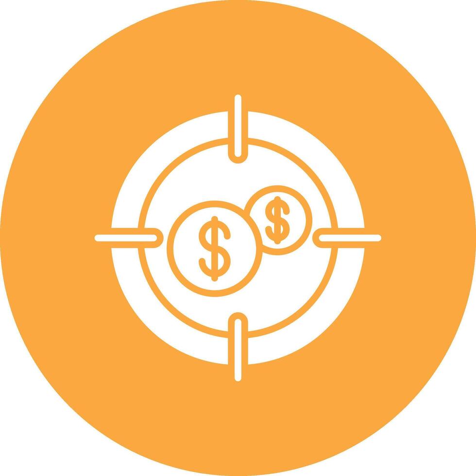 Target Digital UI Element vector