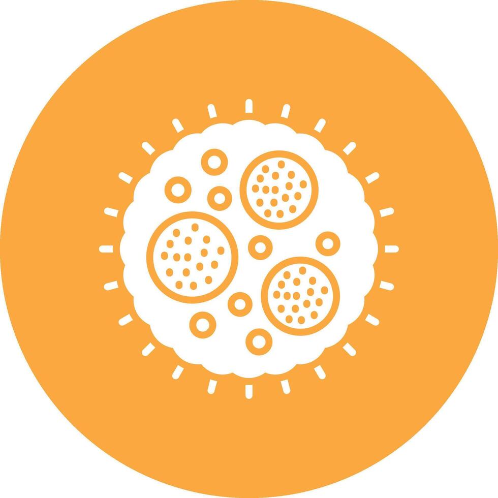 Virus Solid Fill Design vector