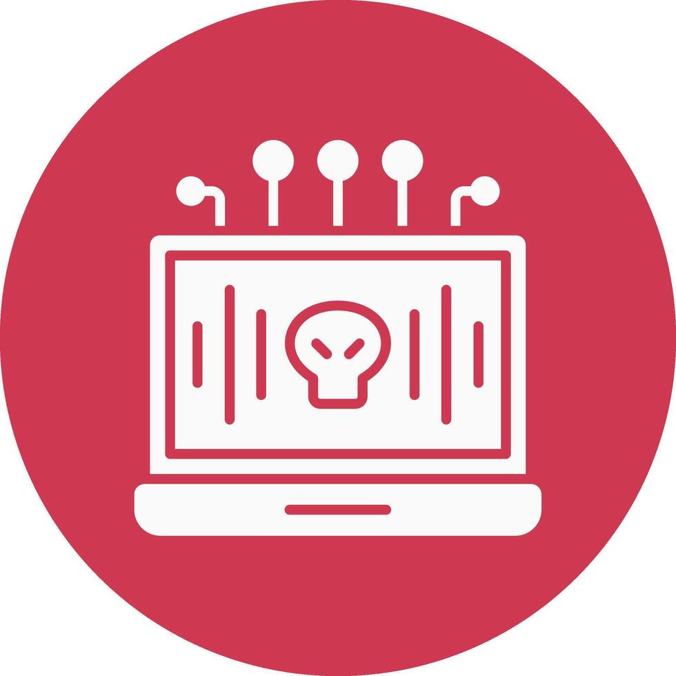 Hacker Wireframe Illustration vector