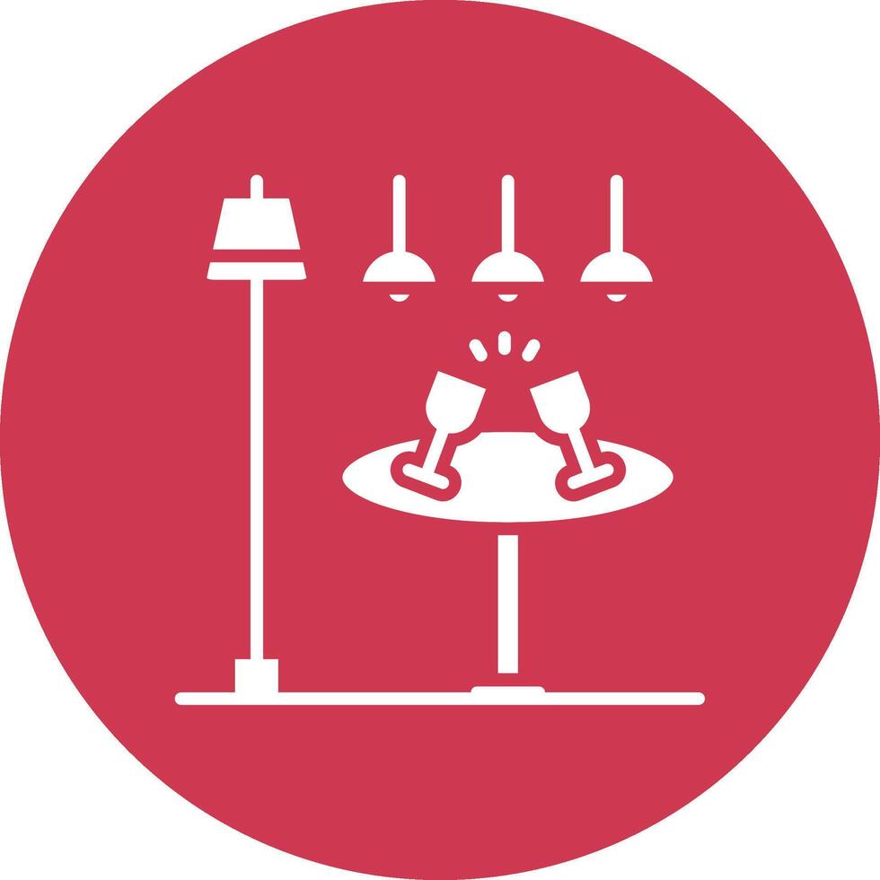 Glass Table Subtle UI Style vector