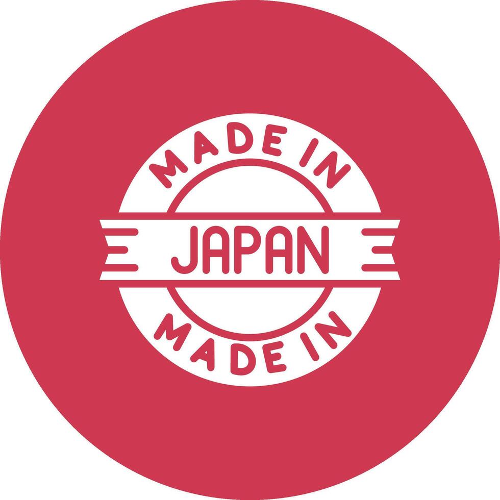 Made In Japan Tech Style Illustration vector