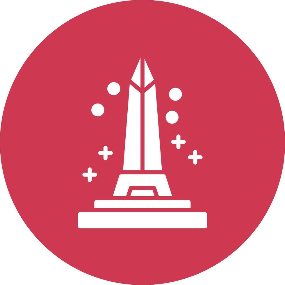 Obelisk Gradient Style Icon vector