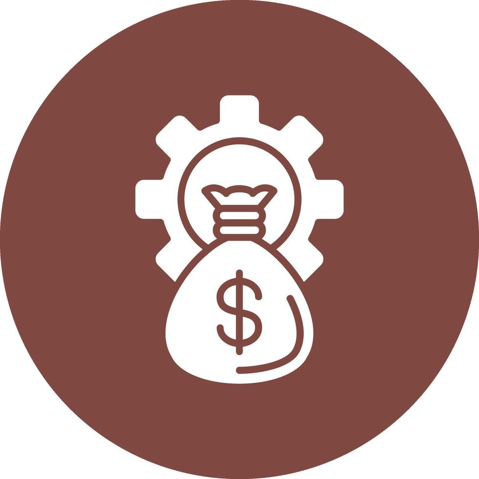 Asset Management 3D Line Art Piece vector