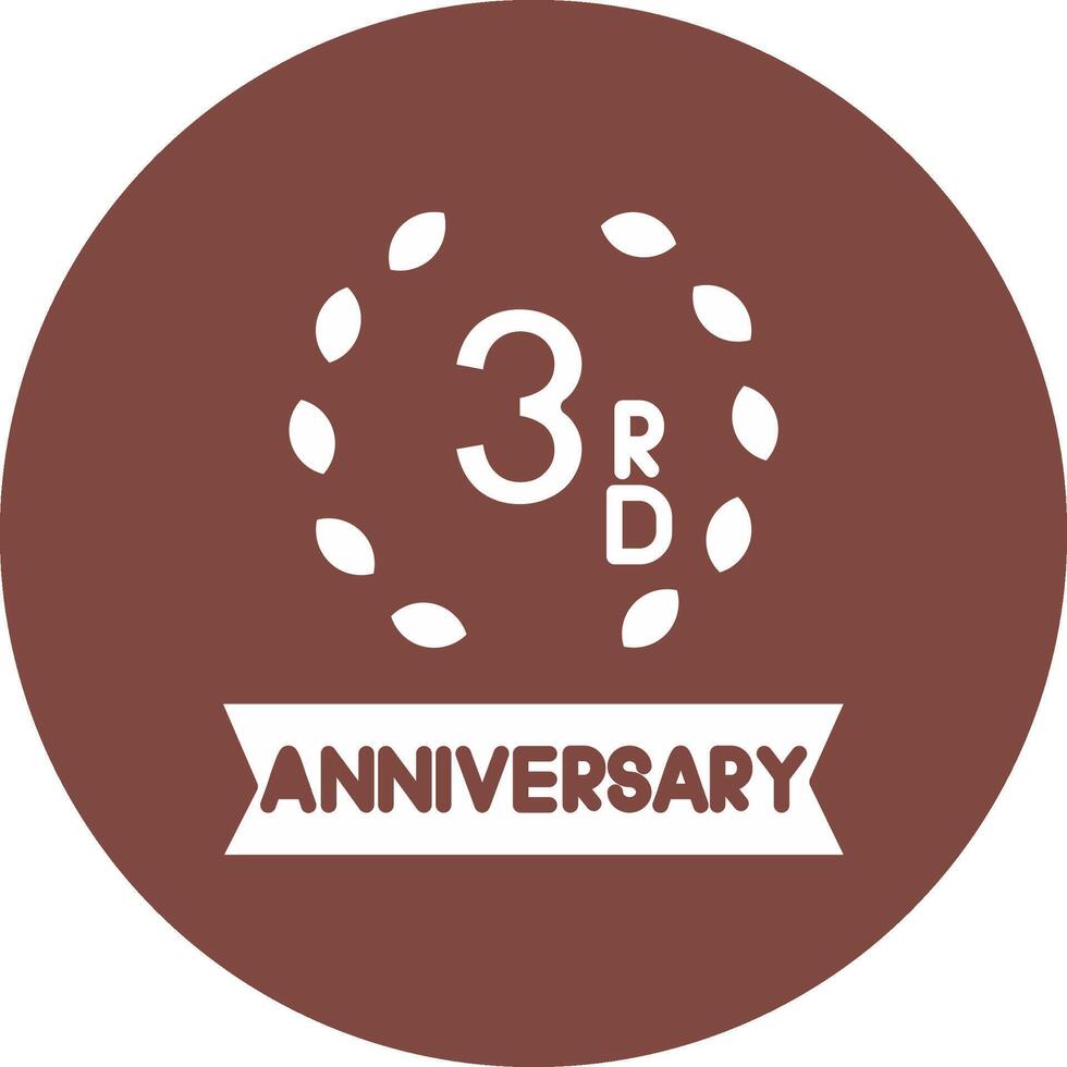 3rd Thin Line Design vector