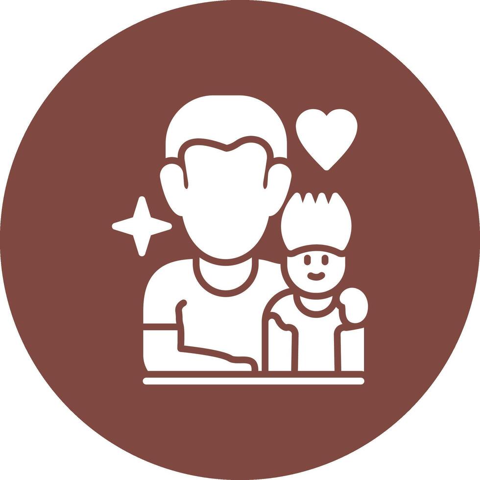 Best Dad Geometric Shape Symbol vector