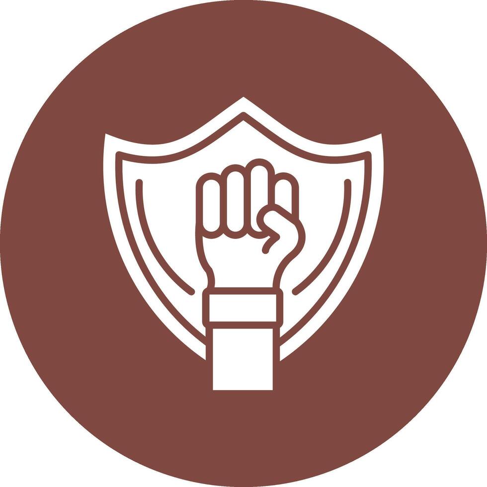 Civil Rights Dark Theme Element vector