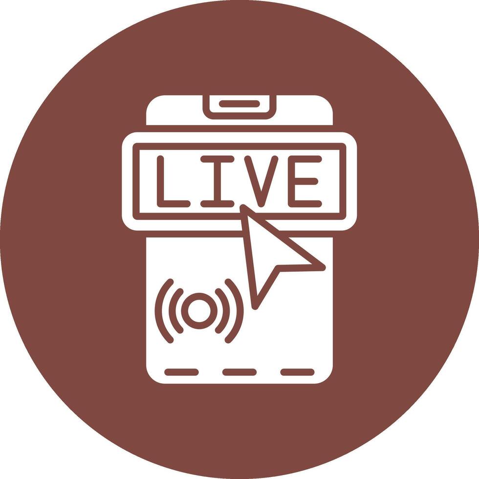 Live Minimal Concept Visual vector