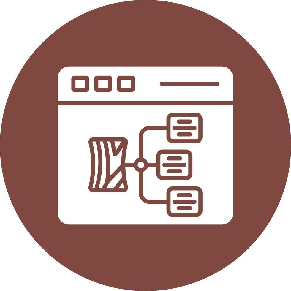 Plant Cell Interactive Display Symbol vector