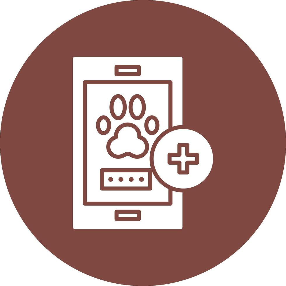 Phone Monochrome UI Visual vector