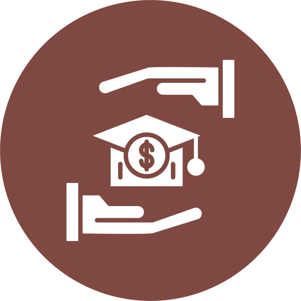 Scholarship Outline Graphic Design vector
