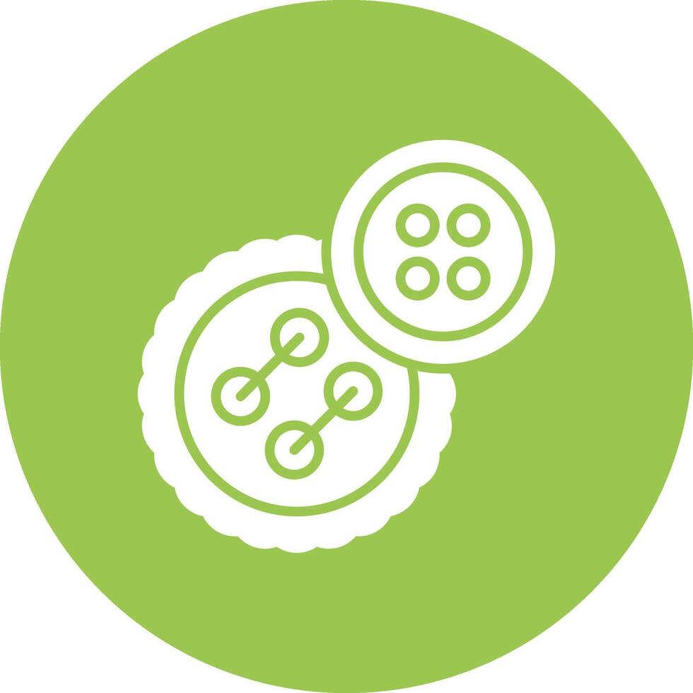 Button Sleek Graphic Mark vector