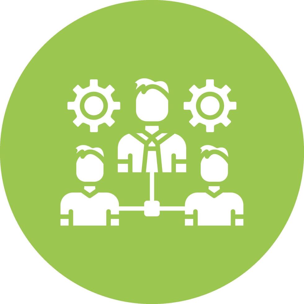Mentoring High Contrast Graphic vector