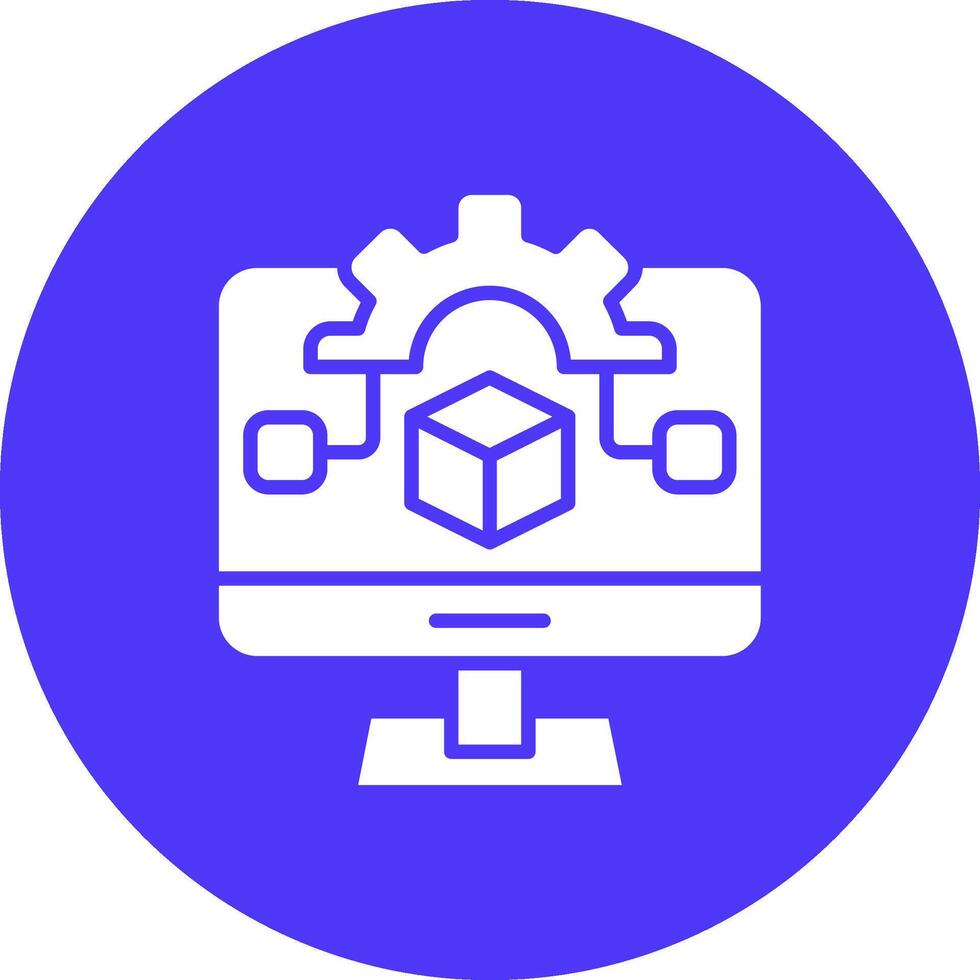 Algorithm Mobile Ready Icon vector