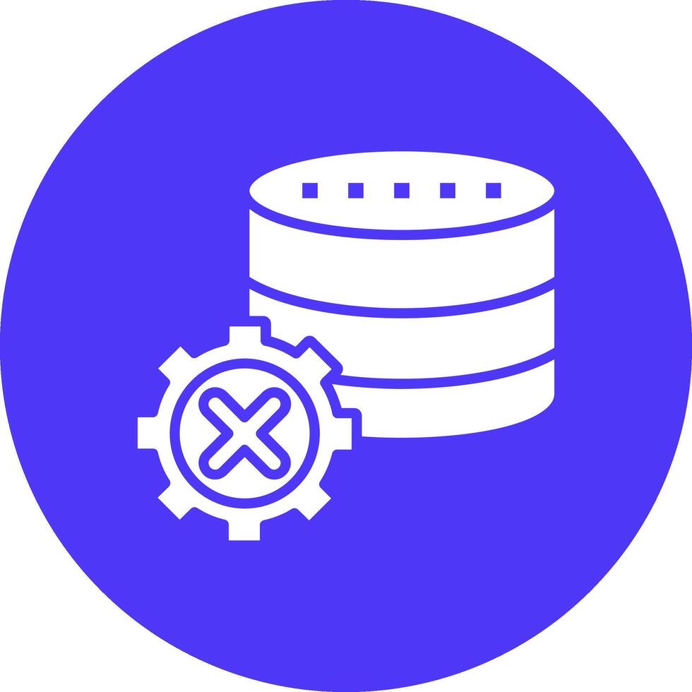 Database Functional Icon Art vector