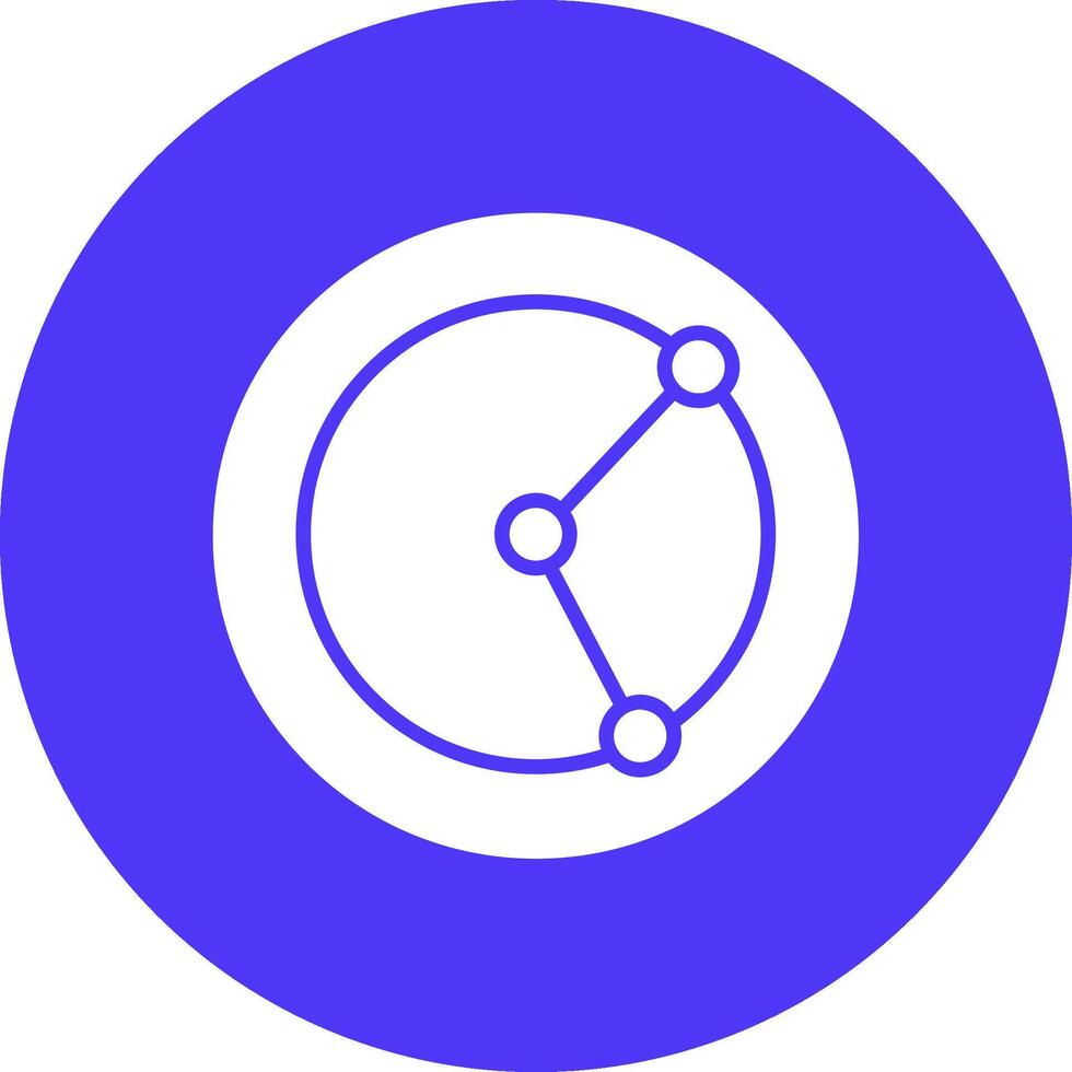Diameter High Contrast Graphic vector