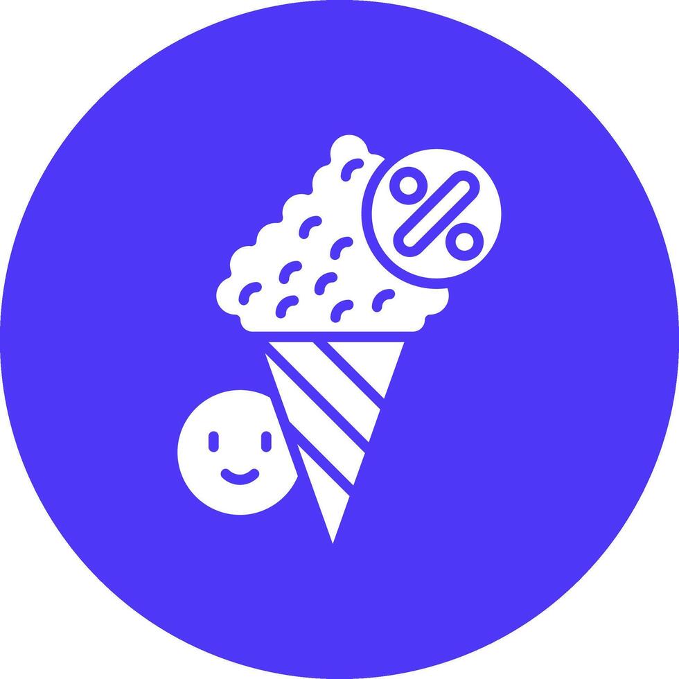 Ice Cream Lined Visual Concept vector