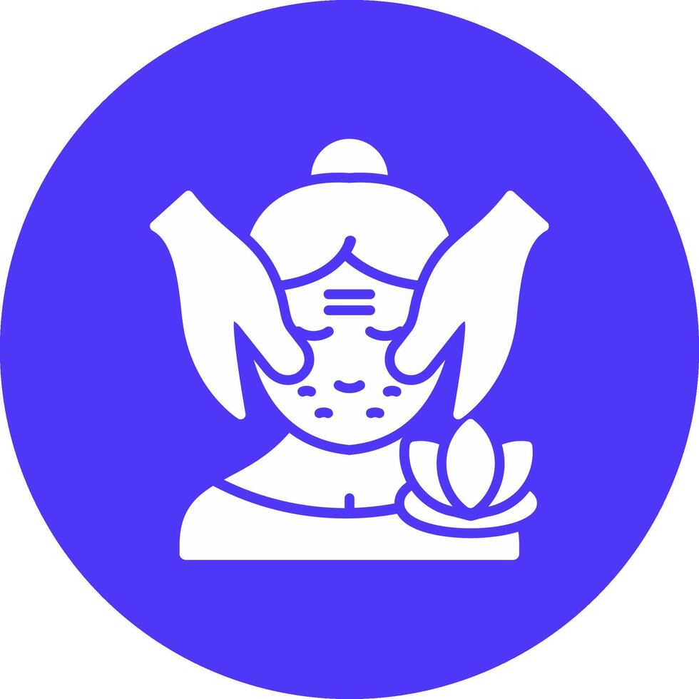 Massage Lined Visual Concept vector