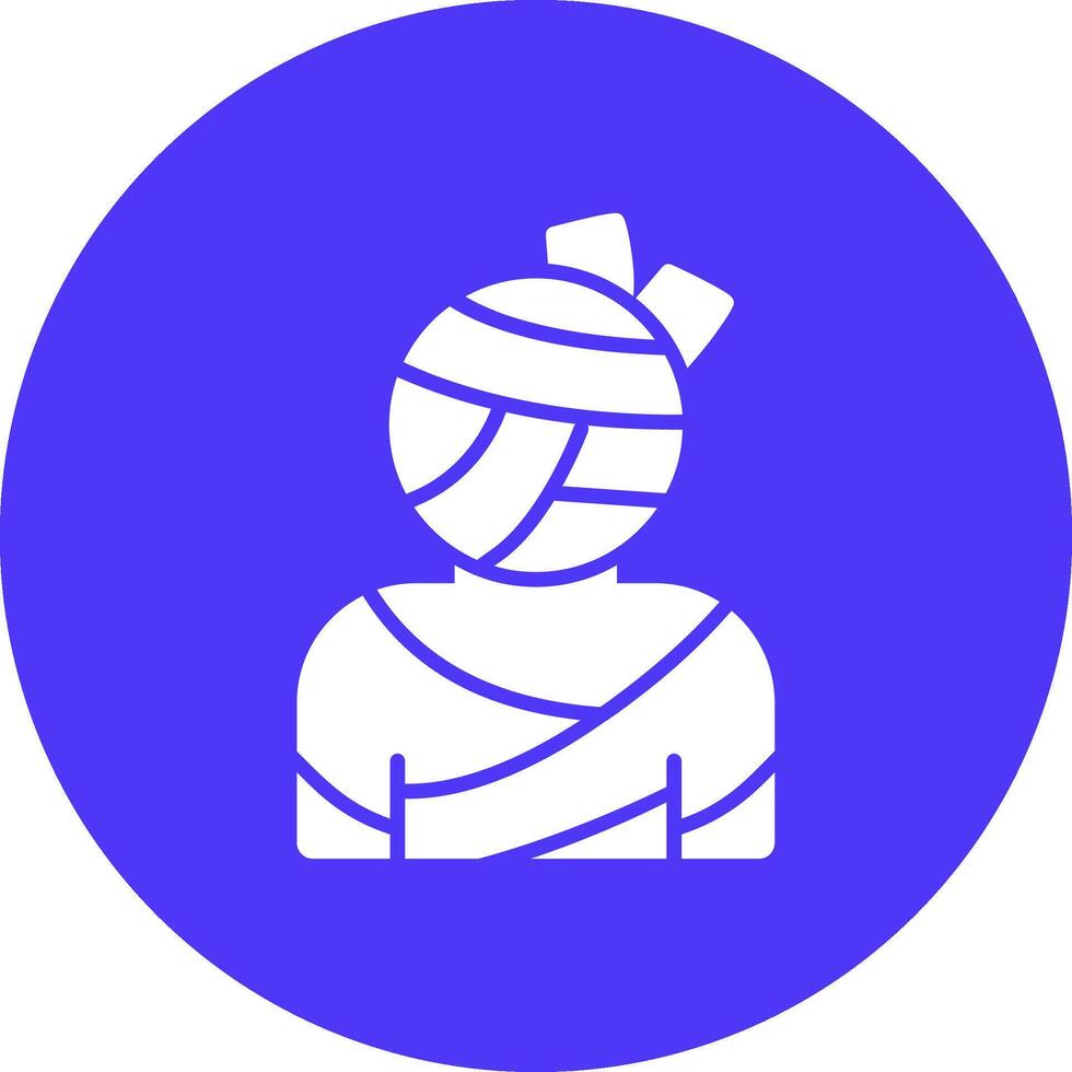 Mummy Bold App Illustration vector