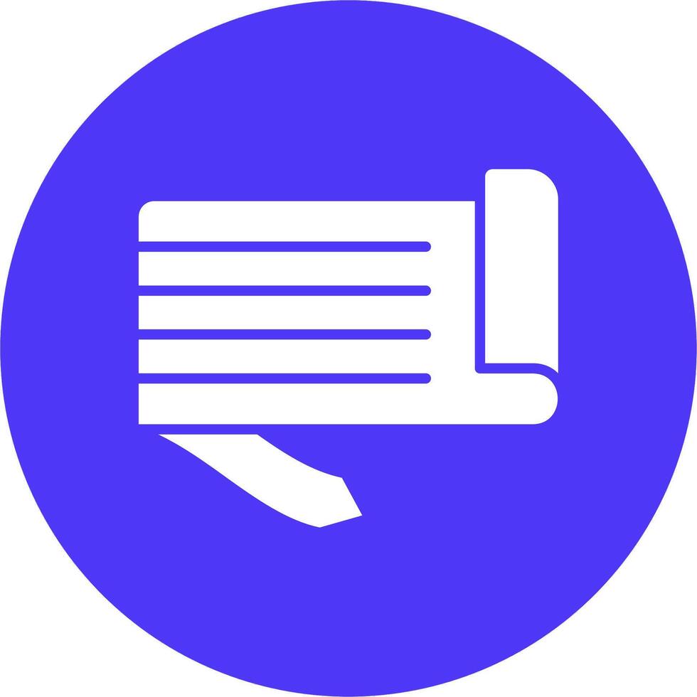 Ribbon Folds UI Concept Symbol vector